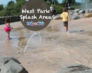 west park carmel splash area sprinkler park pad