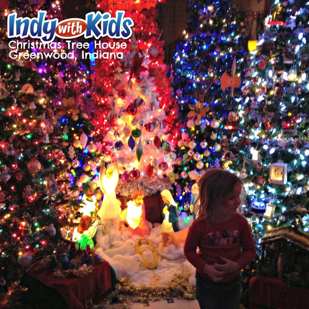 Greenwood Indiana Christmas Tree House Indy with KIds