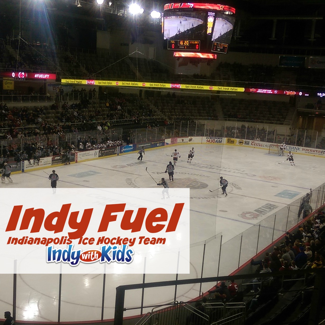 Indy Fuel Ice Hockey Team Farmer's Coliseum Fairgrounds Indy with Kids