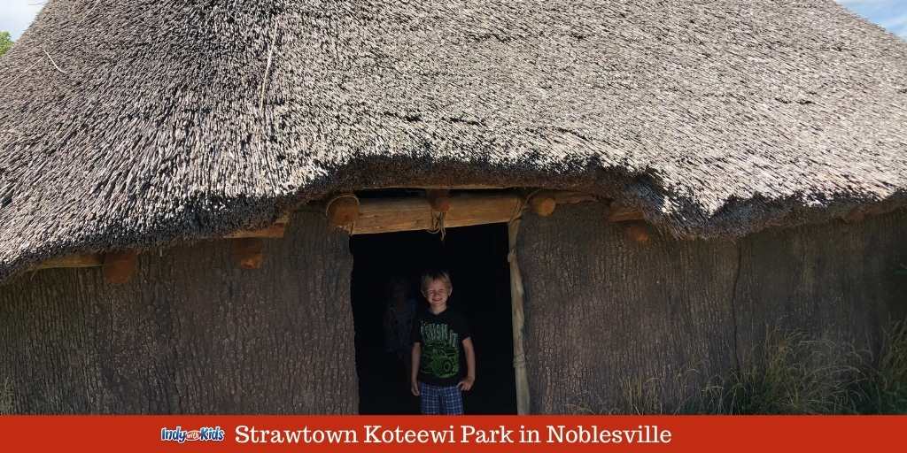 Strawtown Enclosure - Native American Village Tours