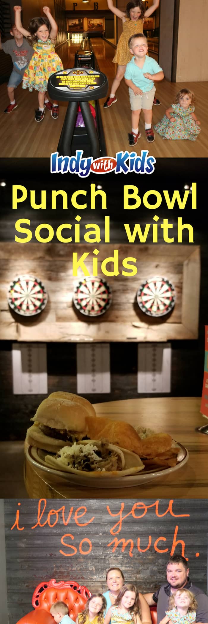 Punch Bowl Social Restaurant and Entertainment Center Indy with Kids