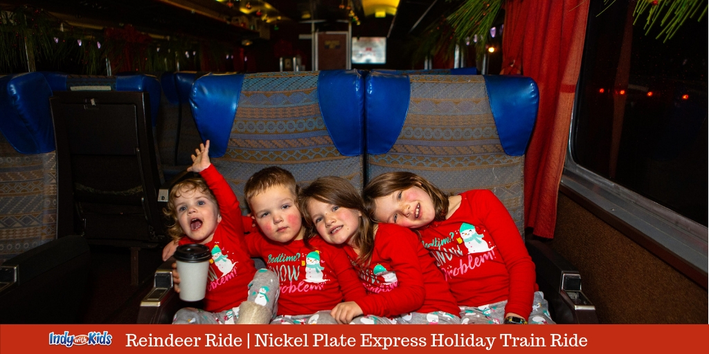 Reindeer Ride Nickel Plate Express Holiday Train Ride Near Indianapolis