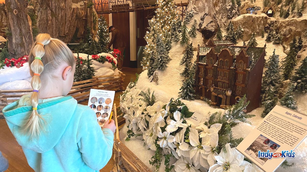 Jingle Rails Indianapolis at the Eiteljorg is a masterfully-crafted train exhibit beloved by families.