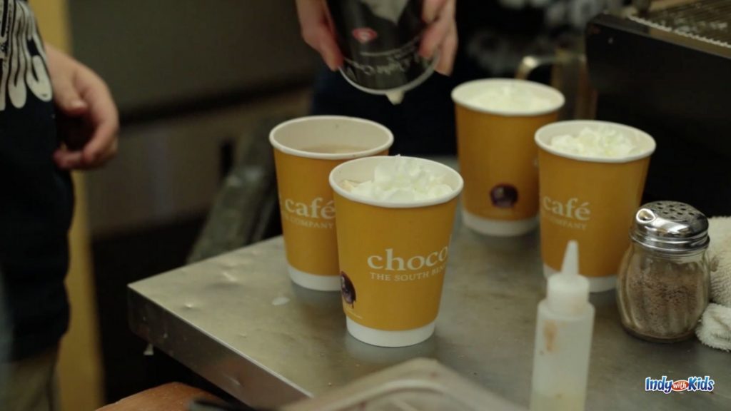 The South Bend Chocolate Company serves up some of the best hot chocolate in Indianapolis.