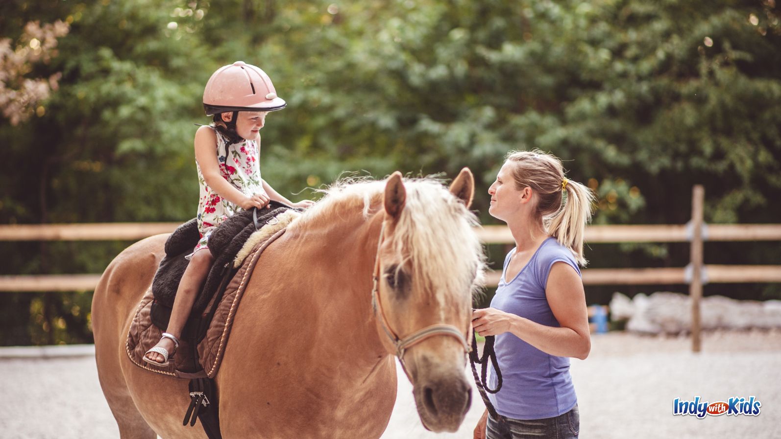 horseback riding with kids