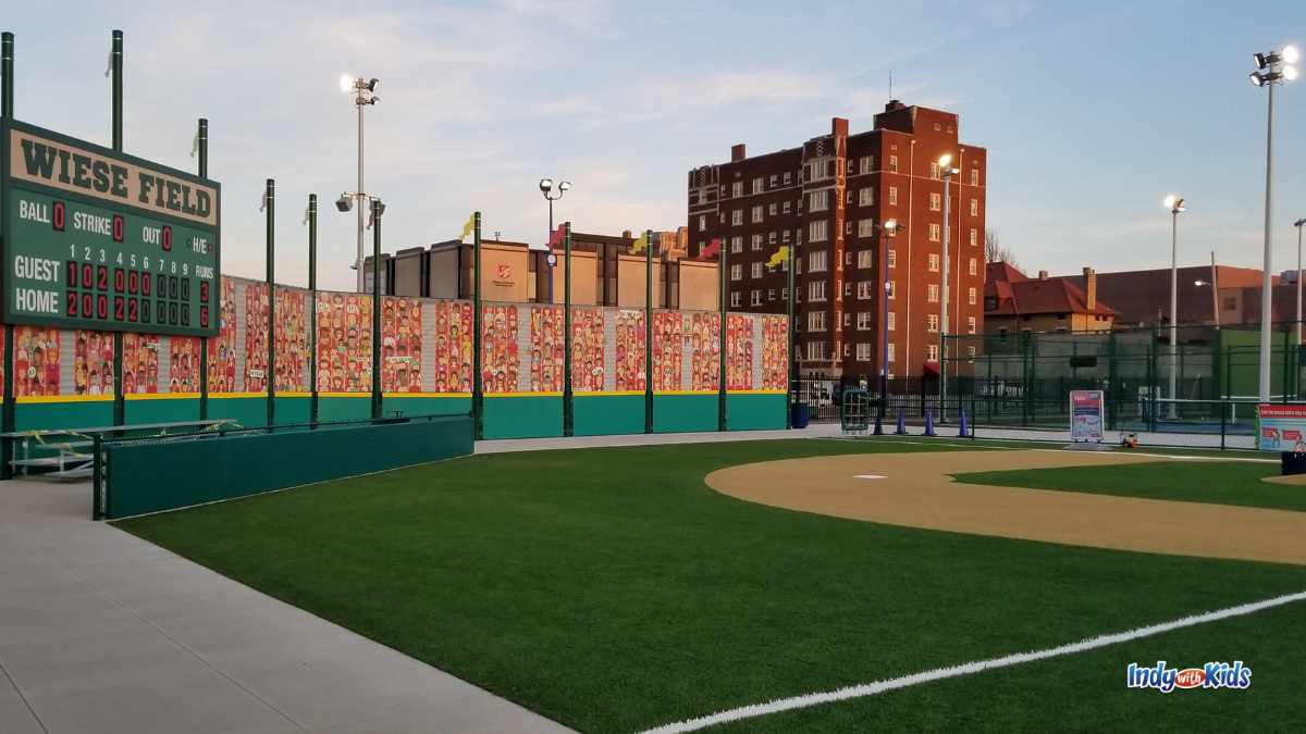 Outdoor sports park at The Children's Museum: Baseball Field