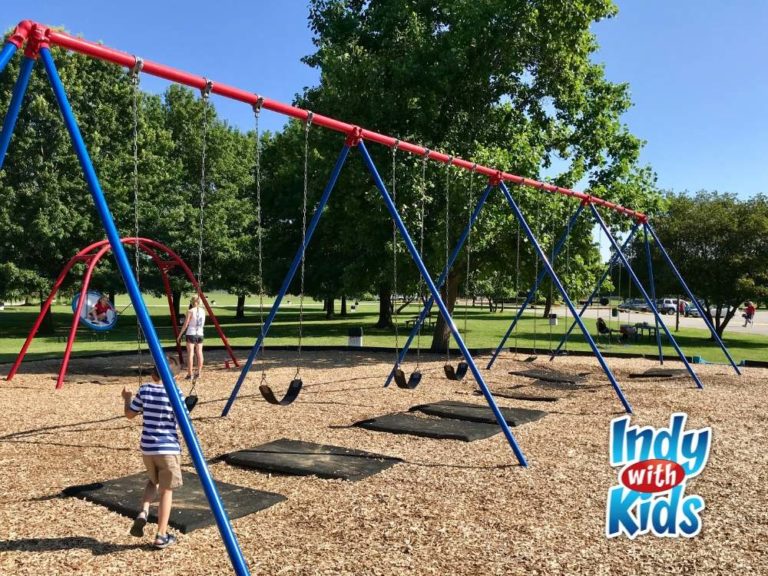 Hummel Park Park Inclusive Playground in Plainfield Indy with Kids