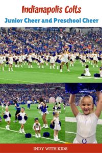 Indianapolis Colts junior cheerleaders shine in pregame performance