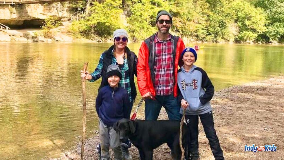 The author and her family love camping Indiana's best natural areas.