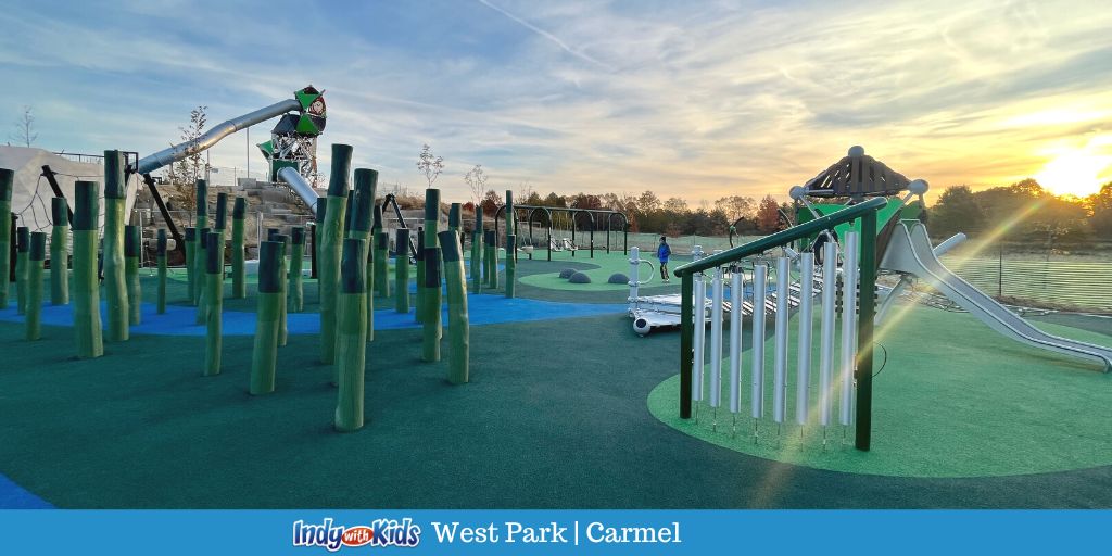 West Park Carmel : Unique Playground, Sledding Hill, and Nature Trails