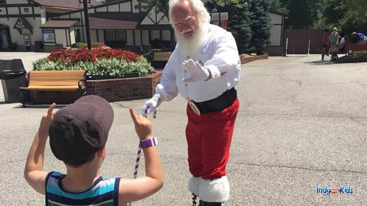 Christmas in July Ideas: Visit Santa Claus Indiana