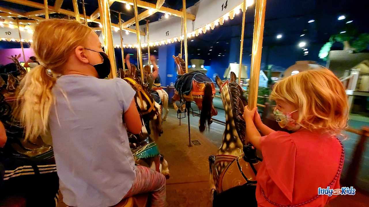 Indianapolis Children's Museum: Carousel rides are free for members and just $1 for other guests.