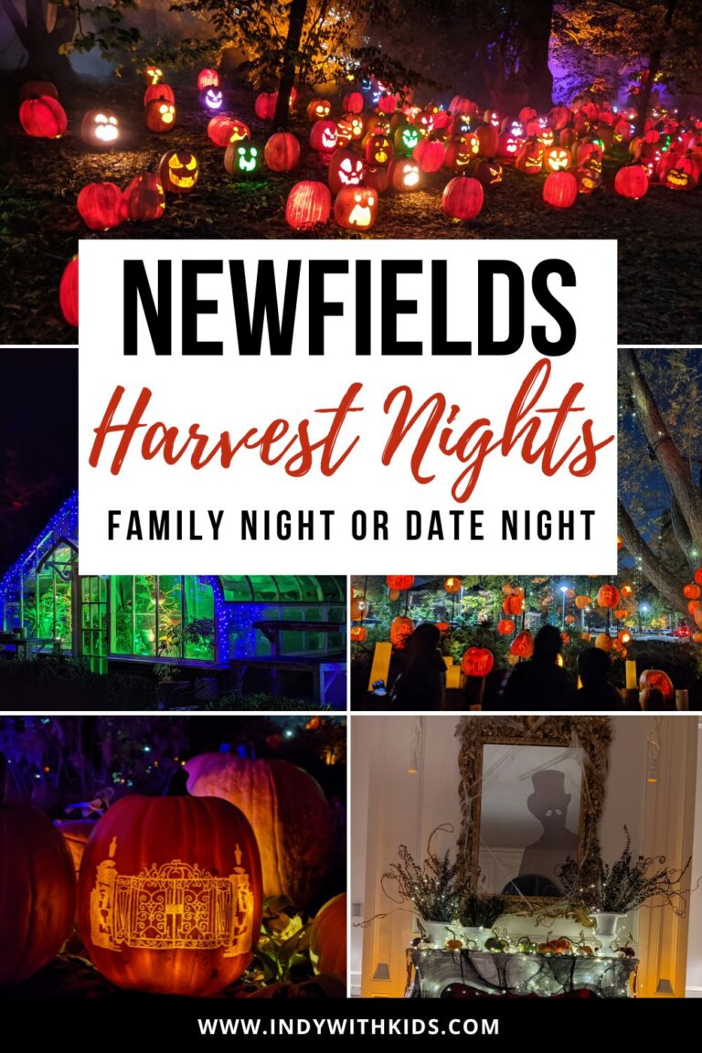 Newfields Harvest Nights Spooky Halloween Light Show for All Ages
