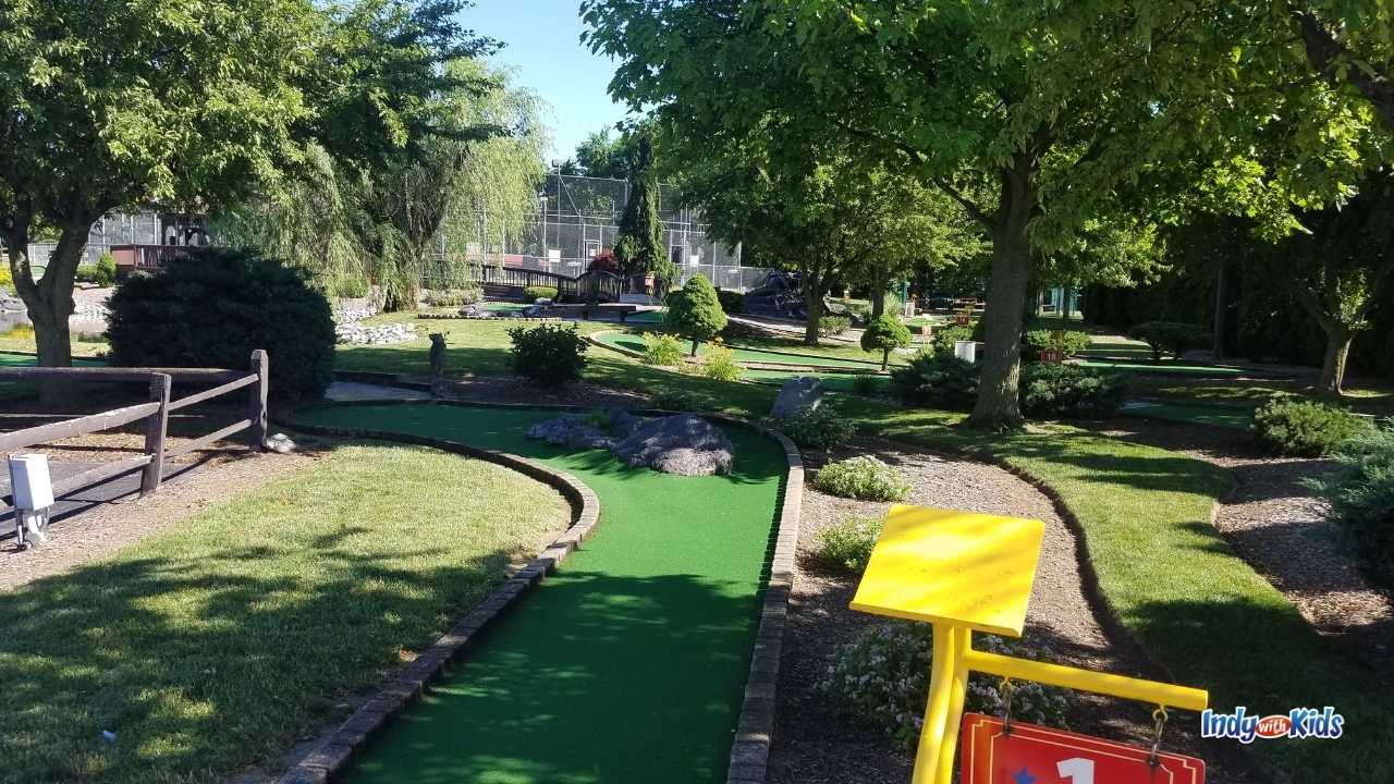 Things to do in Greenwood Indiana: Play a round of mini-golf at Otte Golf and Family Fun Center.