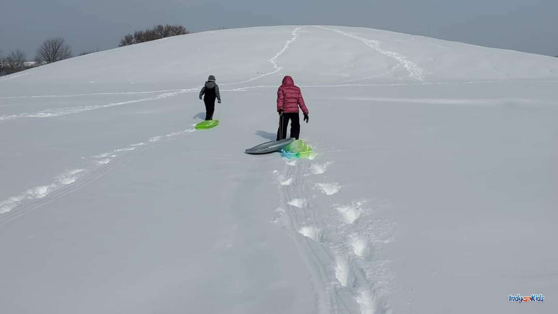 Best Snow Sledding Hills in Indianapolis Bring Your Own Sled