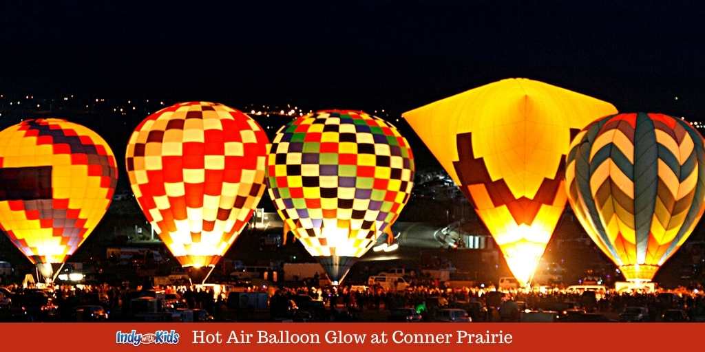 Hot Air Balloon Glow | Conner Prairie Jupiter Flights Balloon Festival