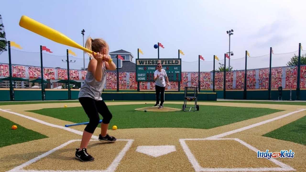 Indianapolis Children's Museum: Step up to the plate on Wiese Field.