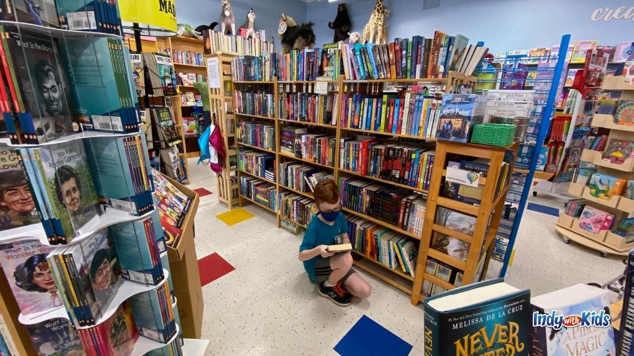 Fun Things to Do in Fall: Find your fall break read at a local, kid-friendly bookstore.