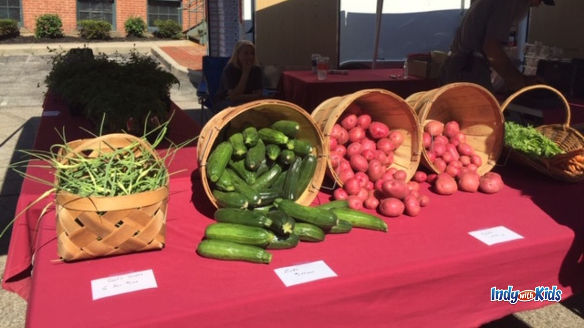 Get the freshest local produce at Indy-area farmer's markets.