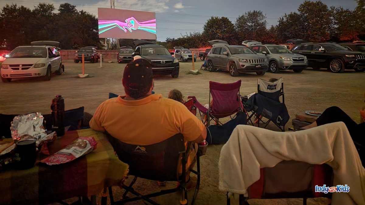 Tibbs Drive-in movie theater in indianapolis indiana.