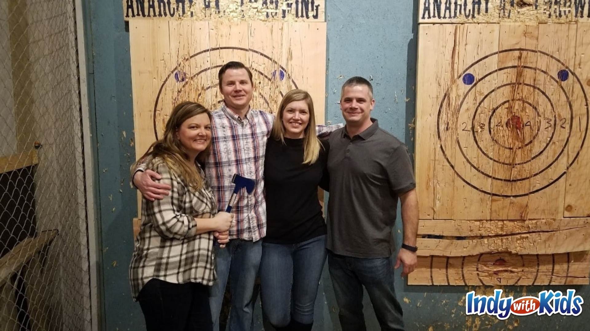 Axe Throwing Double Date