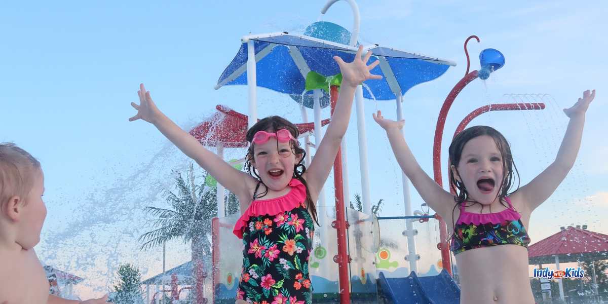 Freedom Springs: Greenwood Waterpark splash pad playground