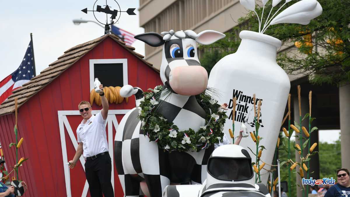 500 Festival Parade: Milk float