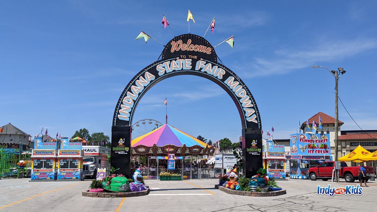 Find Indiana State Fair buildings with AC, shady spots around the fairgrounds, and cool treats.