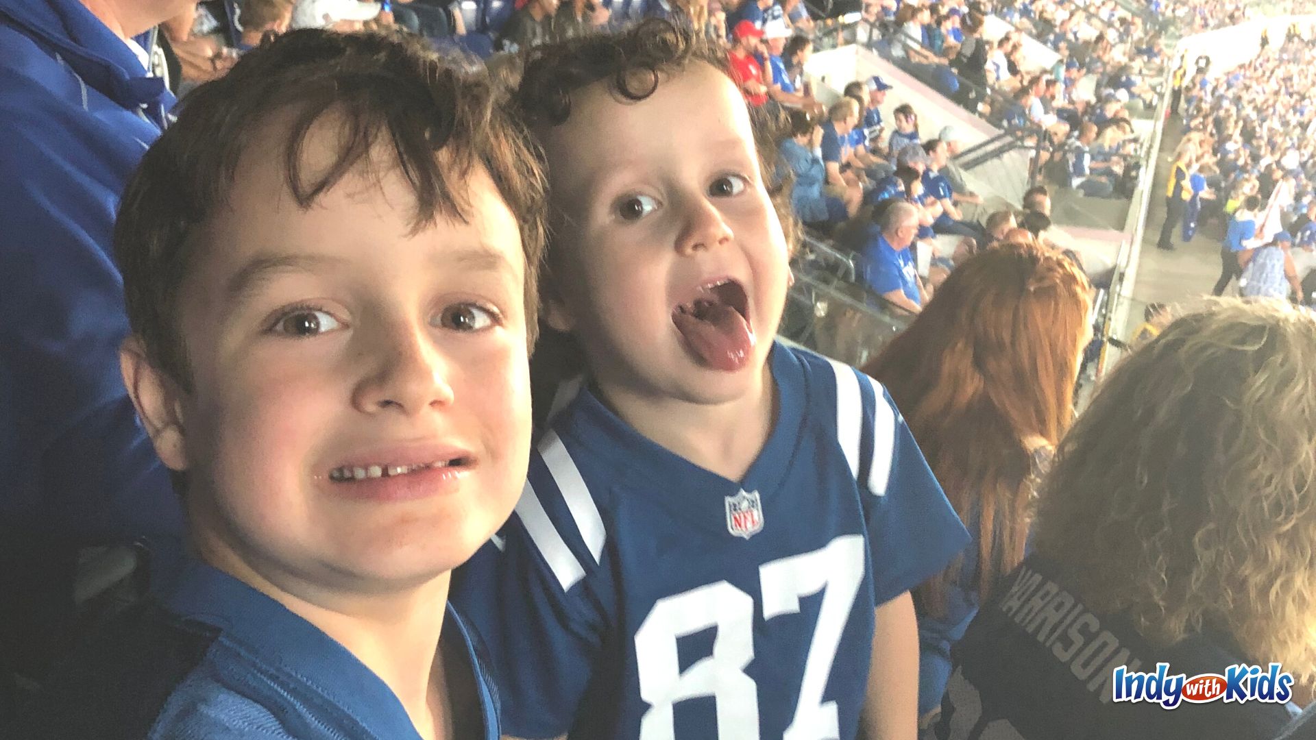Football Games with Kids: The Indianapolis Colts offer family-friendly benefits.