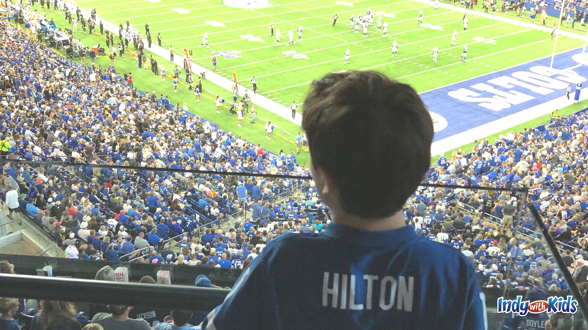 Football Games with Kids: Share the fun of cheering on the Colts with your kids!