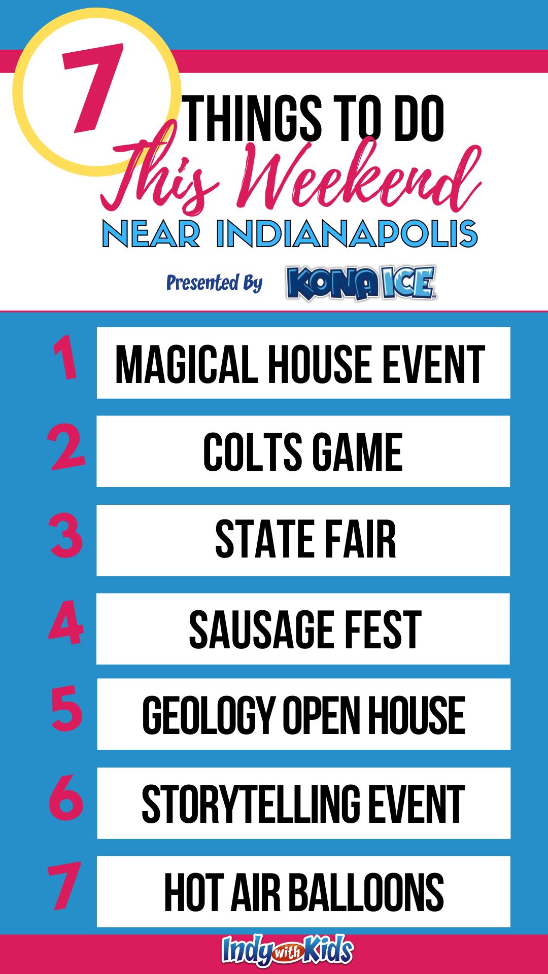 Things to do this Weekend in Indy August 19-21