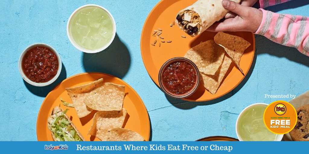 Restaurants where kids eat free and cheap in Indianapolis
