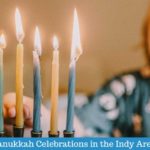 Menorah Aflame Hanukkah Service