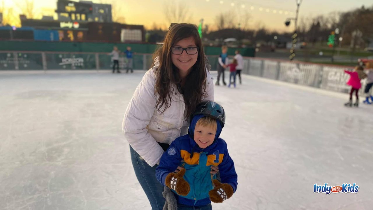 Go ice skating at Federal Hill Commons Ice Plaza in Noblesville