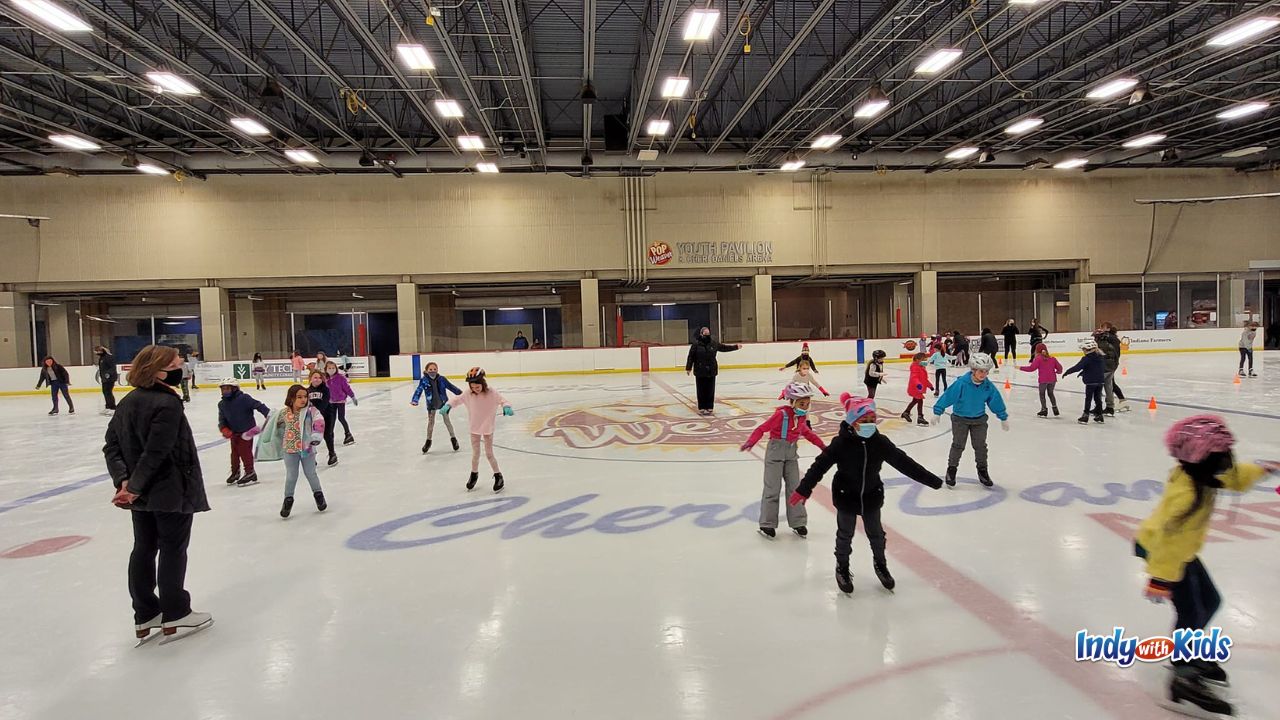 Learn to skate at the Indiana State Fairgrounds.