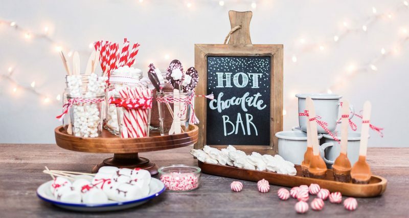Suburban Indy Holiday Show Hot Chocolate Display