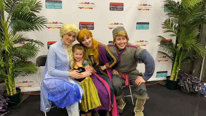 Suburban Indy Holiday Show Frozen Characters