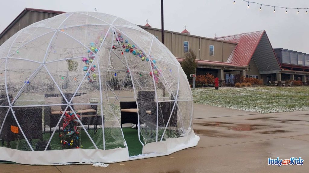 Igloo rentals at Daniel's Family Vineyard are a great way to stay cozy while enjoying the outdoors during the cold winter months.