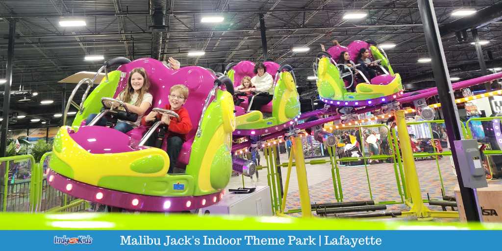 Malibu Jack's Indoor Amusement Park has a roller coaster