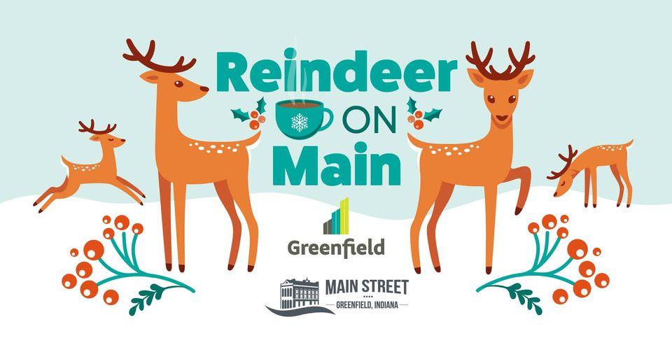 Live Reindeer on Main & Artisan Holiday Market Shopping