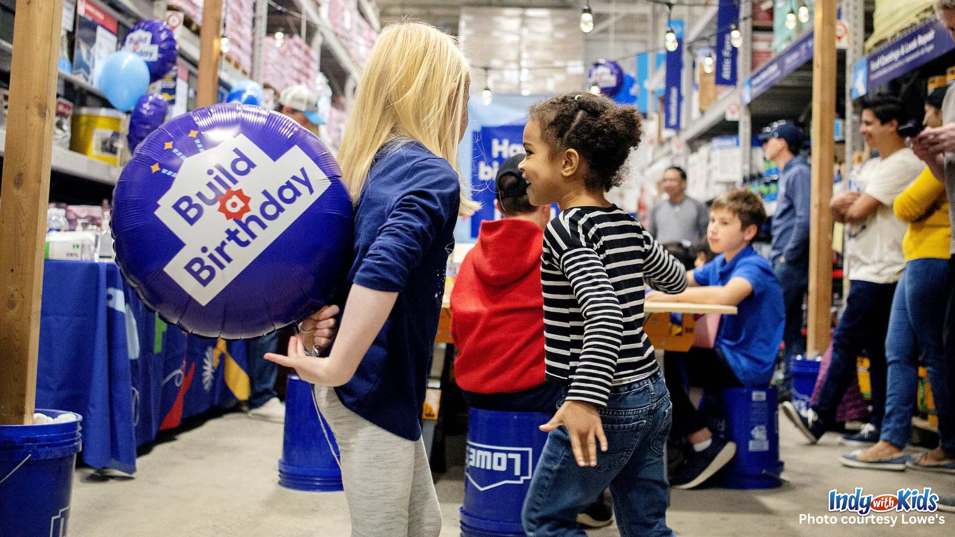 Birthday Parties for Kids at Lowe's Build a Birthday Party