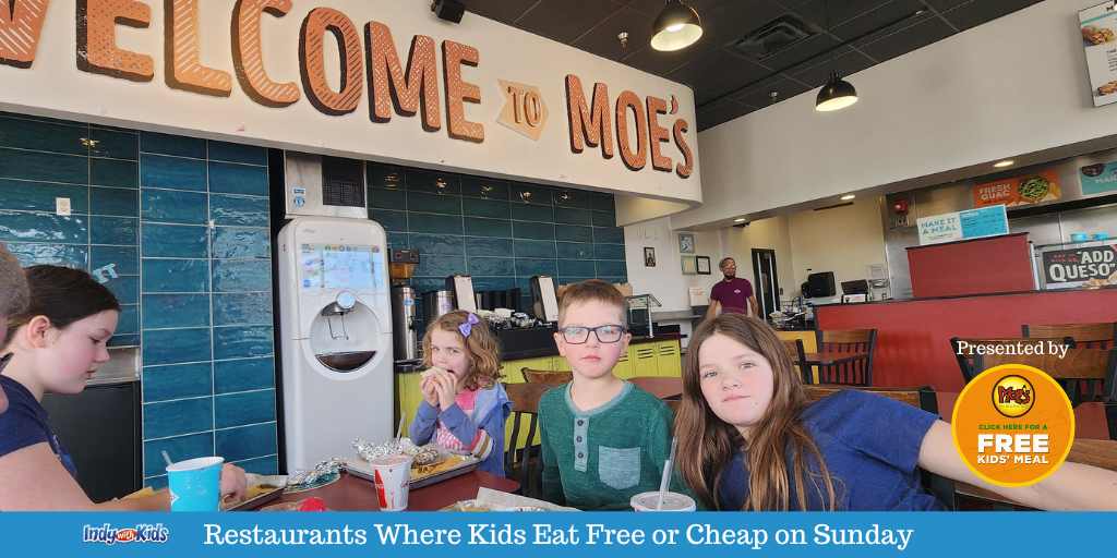 kids eat free sunday in Indianapolis