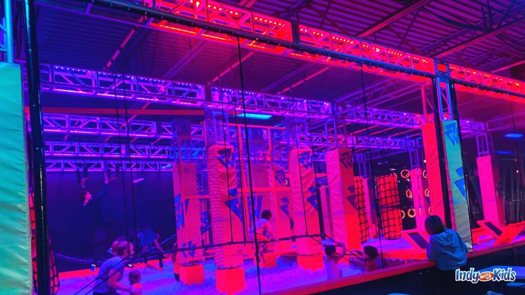 Urban Air Trampoline and Adventure Park in Noblesville ninja warrior obstacle course