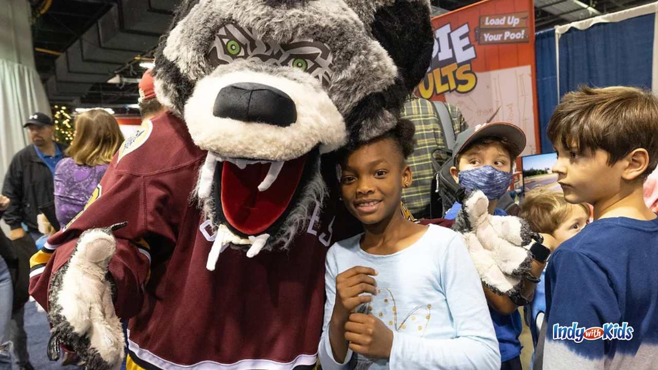 Chitag girl with mascot