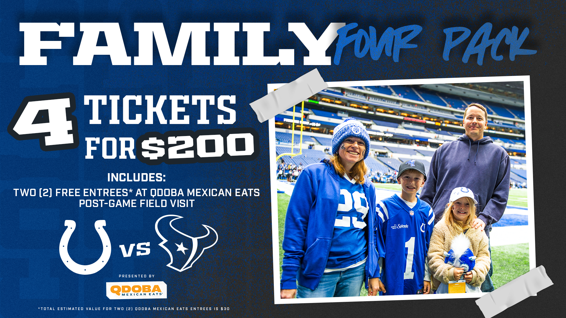Colts Family Four Pack