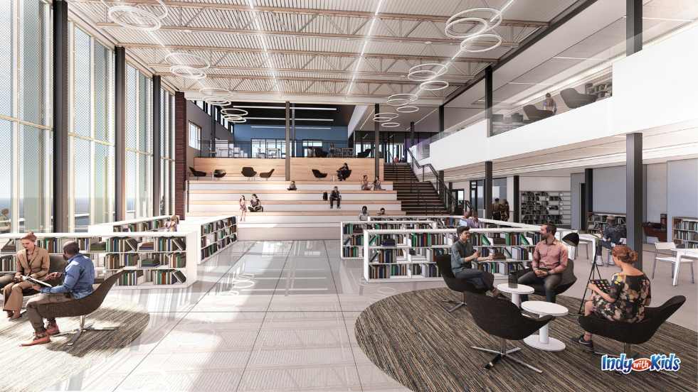 Westfield Library atrium