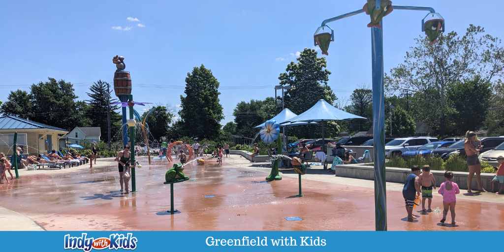 Greenfield with kids