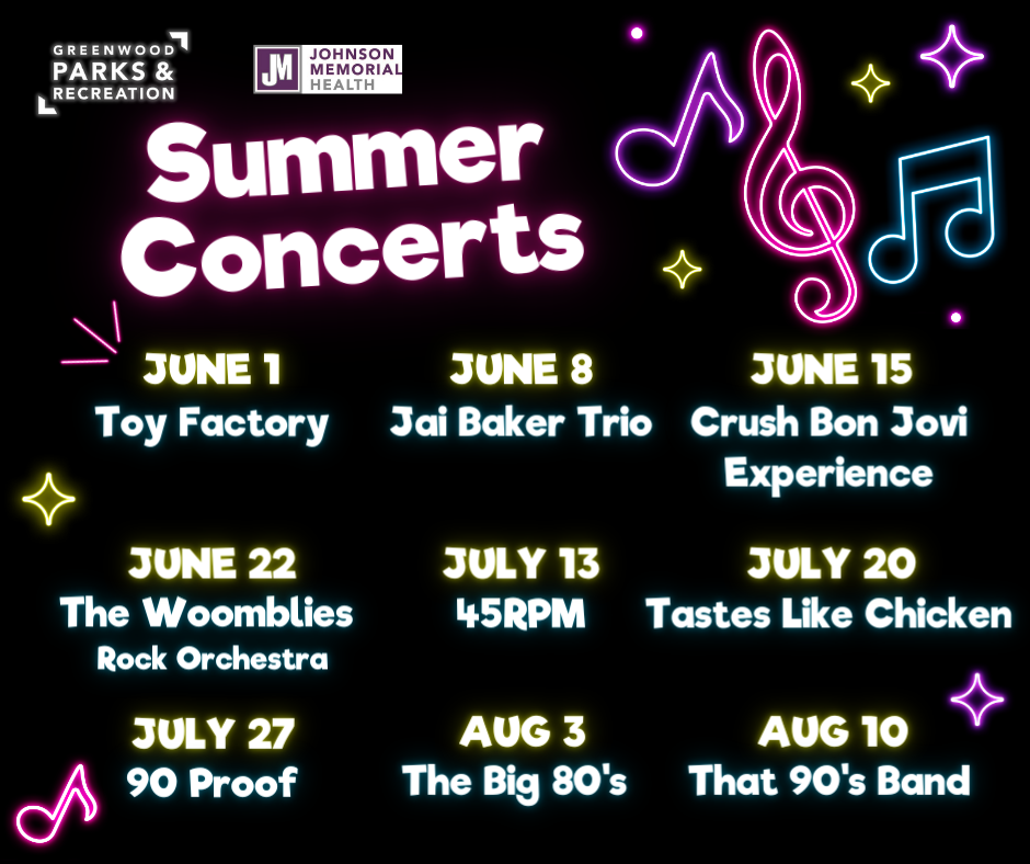 Greenwood parks summer concerts