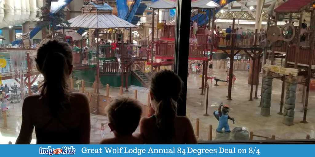 Great Wolf Lodge Annual 84 Degree Deal on 8/4