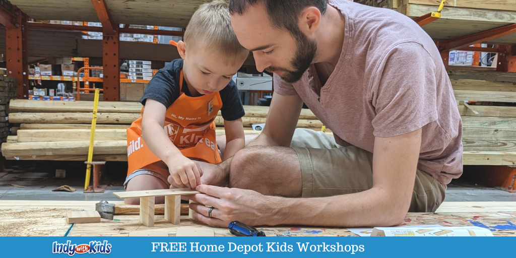 FREE Home Depot Kids Workshops | 1st Saturday Each Month